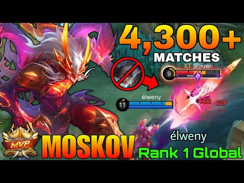 4,300+ Matches Moskov Powerful Goldlaner - Top 1 Global Moskov by élweny - Mobile Legends