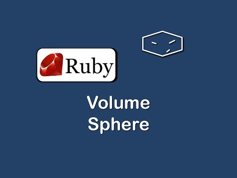 volume of sphere in ruby