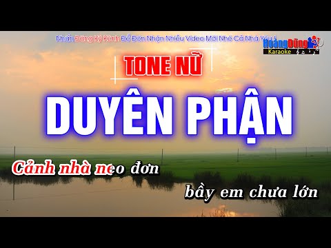 Duyên Phận Karaoke Tone Nữ - Hoàng Dũng Karaoke  - Duration: 6:23.