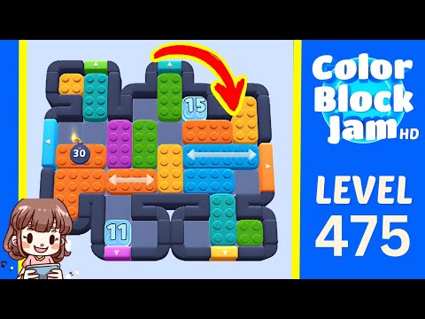Color Block Jam Level 475 Solution Walkthrough