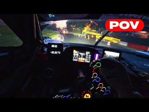 Nurburgring 24 Drivers Eye Onboard Night Lap - Ferrari 296 GT3