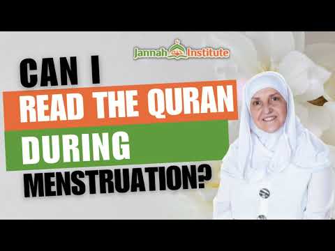 Can I Read the Qur'an During Menstruation? I Sh Dr Haifaa Younis I Jannah Institute