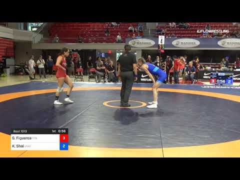 53 Kg Semifinal Gracie Figueroa Titan Mercury Wrestling Club TMWC Vs Katherine Shai Unattached