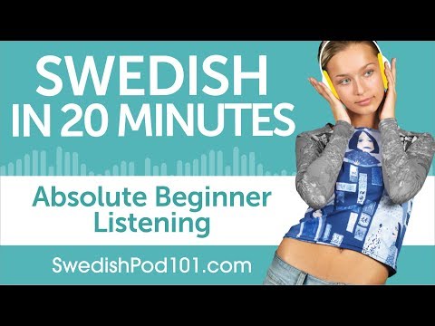 20 Minutes of Swedish Listening Comprehension for Absolute Beginner