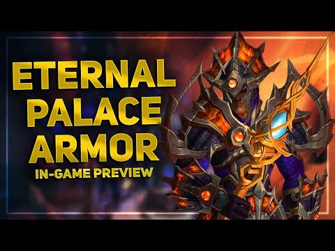 Azshara's Eternal Palace Armor Sets | In-game Preview | 8.2 Rise of Azshara
