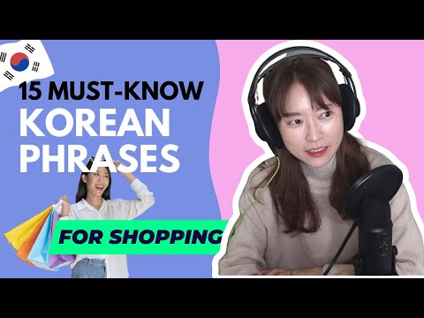 15 Must-Know Korean sentences for shopping in Korea | Learn Korean 🇰🇷 With Gillian