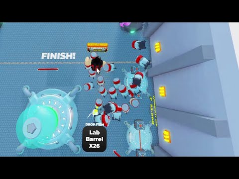 355 Million Strength at Lab area on Strongman Simulator Roblox