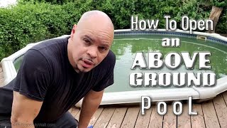 How To Open an Above Ground Pool with Sand Filter