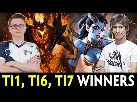 3x TI champions — Miracle vs Dendi mid + Shadow