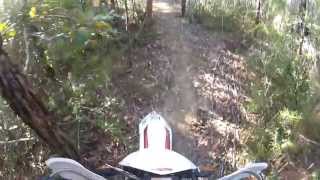 preview picture of video 'Husqvarna Enduro-Trail riding in Southern Nowra, NSW, Australia- May 2013'