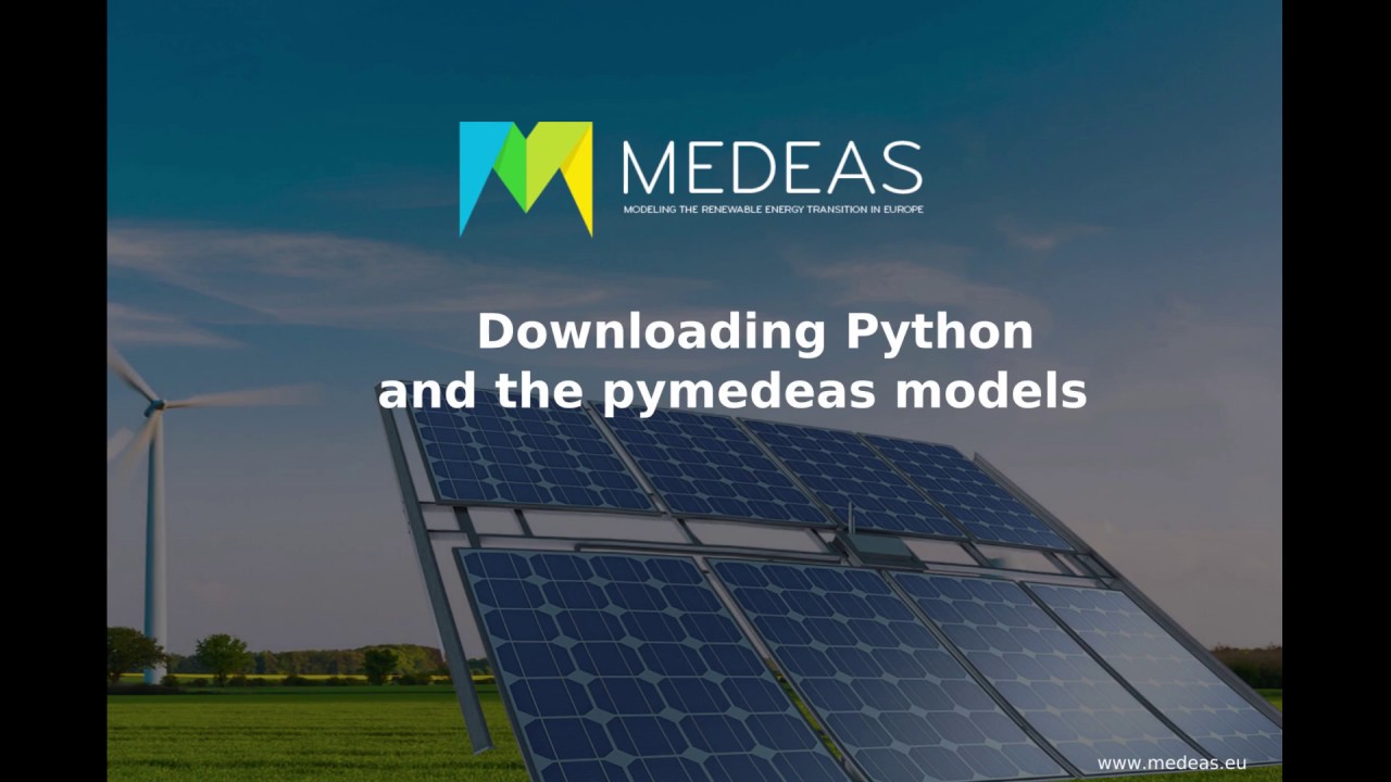 pymedeas models: How to download and install pymedeas