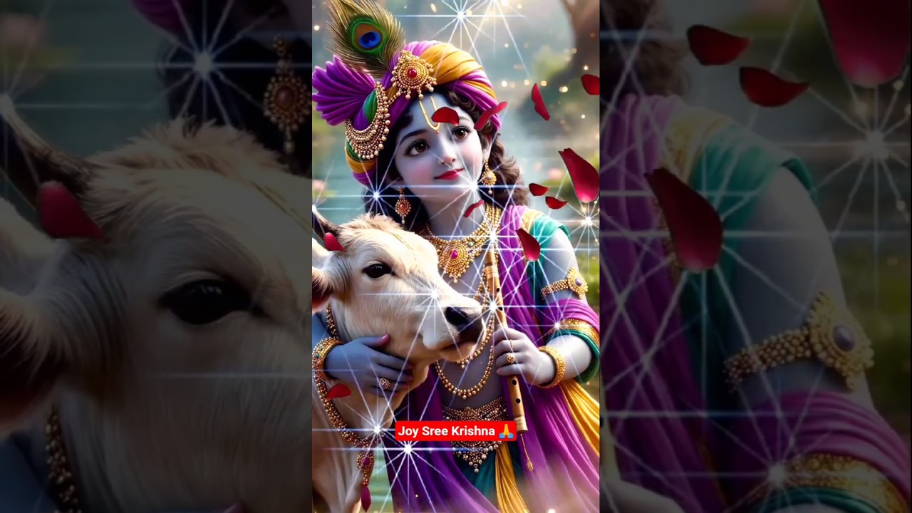 Joy Sree Krishna 🙏#shorts #youtubeshorts # #trending #shortvideo #song #bhakti #krishna #love 🥀🌿🌹🌿🧿💫