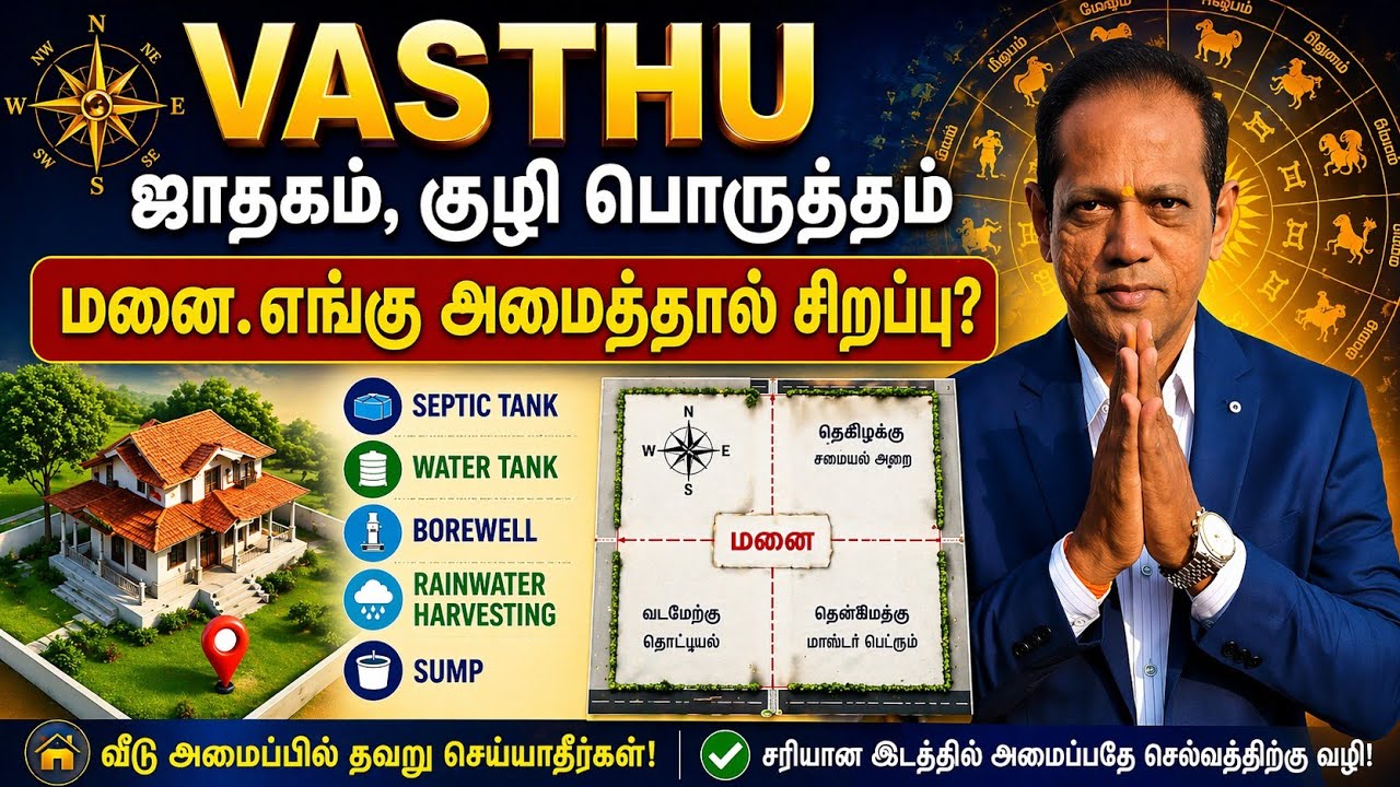 குழி பொருத்தம்,மனை,septic tank அமைப்பு எப்படி இருக்க வேண்ட?