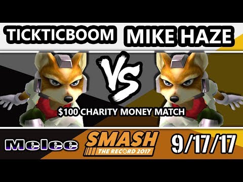 STR 2017 SSBM - bc | Mike Haze (Fox) Vs. TickTicBoom (Fox) - Melee - $100 Money Match