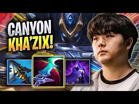 CANYON INTENSE GAME WITH KHA'ZIX! - DK Canyon Plays Kha'zix JUNGLE vs Rek'sai! | Season 2023