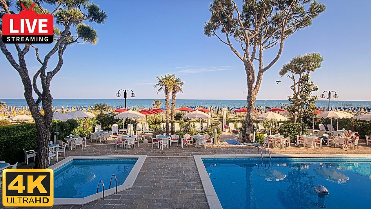 Live webcam view of Hotel Termini Beach piscinas y playa
