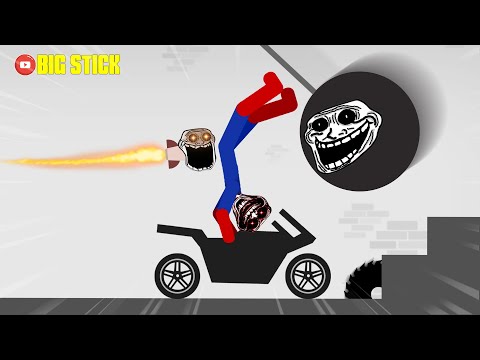 Best Falls | Stickman Dismounting Best Funny Moments #38