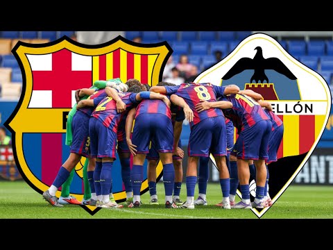 Barça Atlètic 4-0 Castellón B | Full Highlights | 2025-2026 | Xavi Espart, V. Barberá, Oscar Ureña