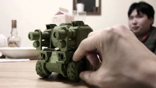 Papercraft Tank (100% paper & glue)