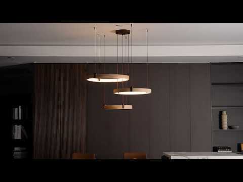 Nogy Travertine Ring Chandelier video