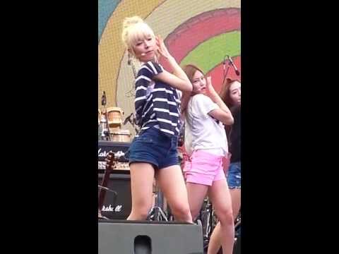 130524 AOA Temptation (ChoA Focus) -- 2013 Music Matters Live Singapore Rehearsal