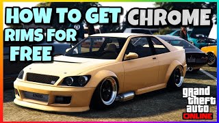 How To Get ALL CHROME RIMS For FREE In GTA 5 Online!