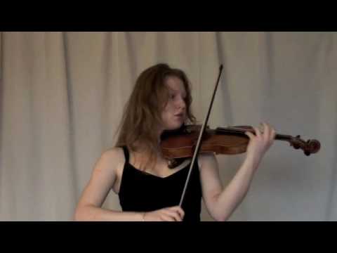 Aria and cadenza for solo violin, Geoffrey Gordon (2001), violin Noémie Combe