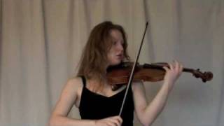Aria and cadenza for solo violin, Geoffrey Gordon (2001), violin Noémie Combe