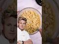Making GORDON RAMSAY'S flavorful mac and cheese!
