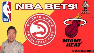 Atlanta Hawks vs Miami Heat NBA Picks and Predictions Today | Nolan Patrick's Best NBA Bets