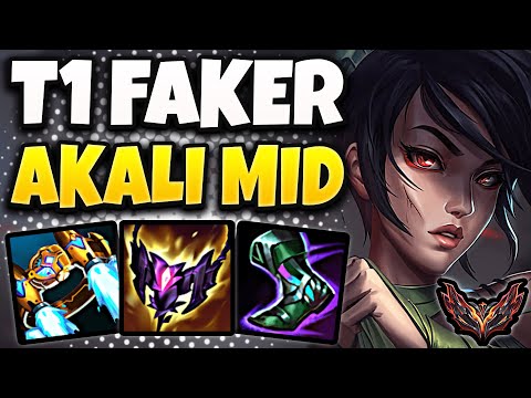 T1 Faker Akali vs Jayce [ MID ] Korea Grandmaster Patch 13.5 ✅