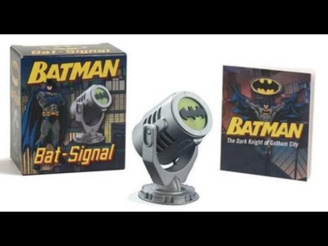 Vídeo relacionado con DC Comics Batman Batsignal-Caja Regalo con Diario y Bolígrafo Fashion, Negro