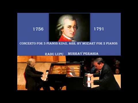 Radu Lupu & Murray Perahia: W. A. Mozart - Pianos Concerto No.7 in F Major, K 242