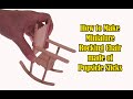 MINIATURE POPSICLE STICK ROCKING CHAIR