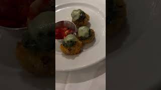 Enjoying our dinner at carnival radiance has food #CarnivalRadiance #Vacation #Travel #Cruise