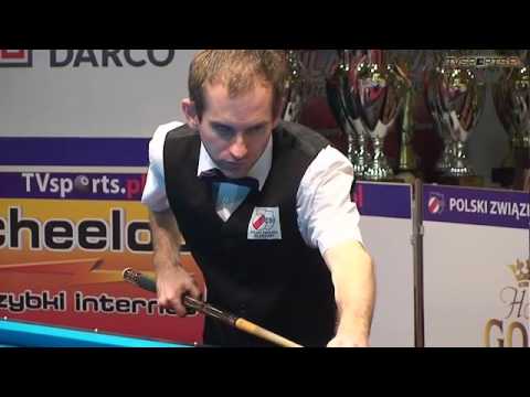 Mistrzostwa Polski w Bilard -Dębica 2015 - 10 bil - Kubalski vs Trajdos