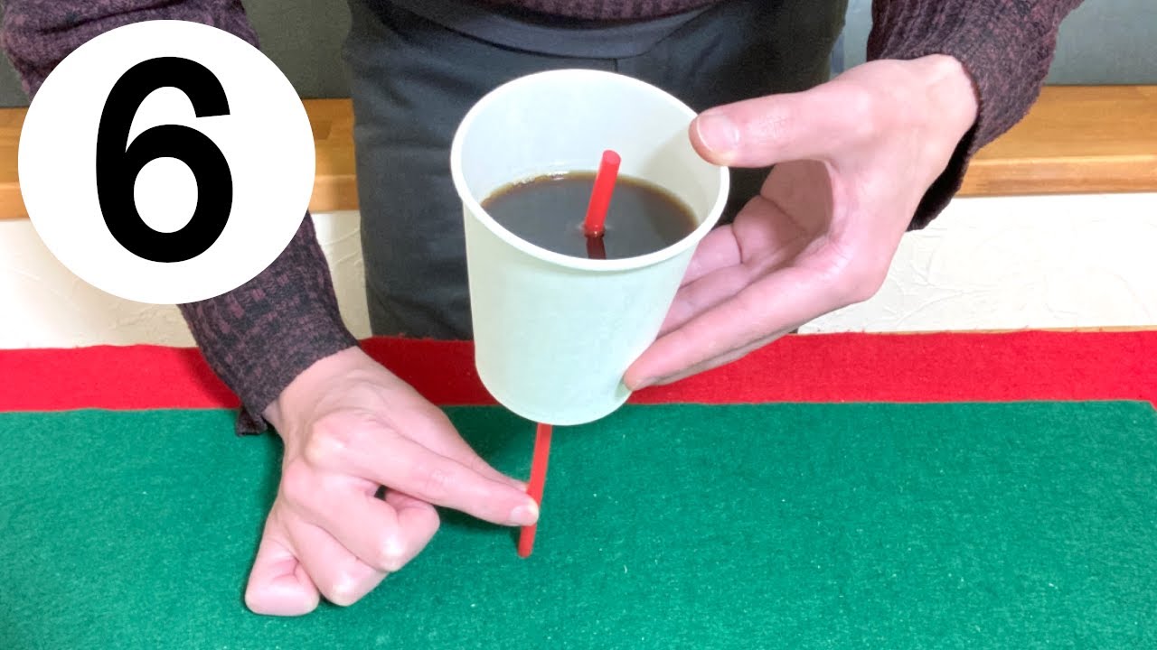 コーヒーマジック集　簡単6ネタ種明かし　6 Coffee Magic Tricks Tutorials.