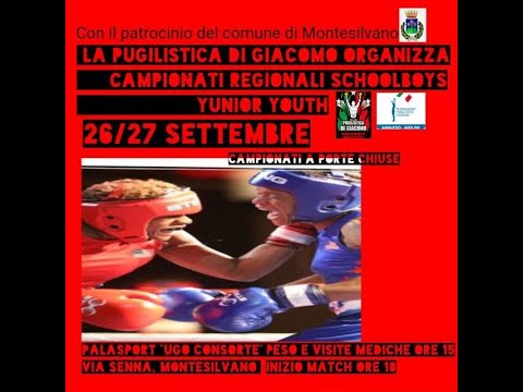 Fase Reg.le Schoolboys Junior Youth 2020 Finali