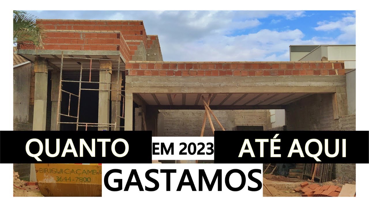 QUANTO CUSTA CONSTRUIR UMA CASA ? DA FUNDAÇÃO ATÉ A PRIMEIRA LAJE GASTOS DA OBRA DIÁRIO DE OBRA