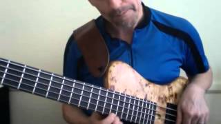 Rufus Philpot Bass Lesson tips :Minor Maj 7 Lick