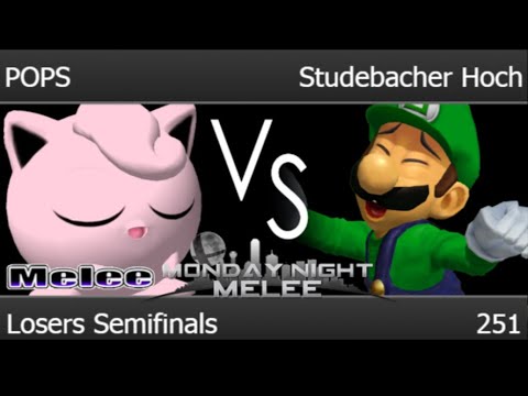 MNM 251 - POPS (Jigglypuff) vs TLOC | Studebacher Hoch (Luigi) Losers Semifinals - Melee
