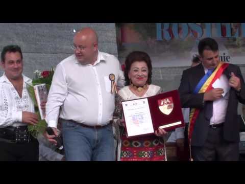 Maria Ciobanu declarata cetatean de onoare in comuna Rosiile din judetul  Valcea