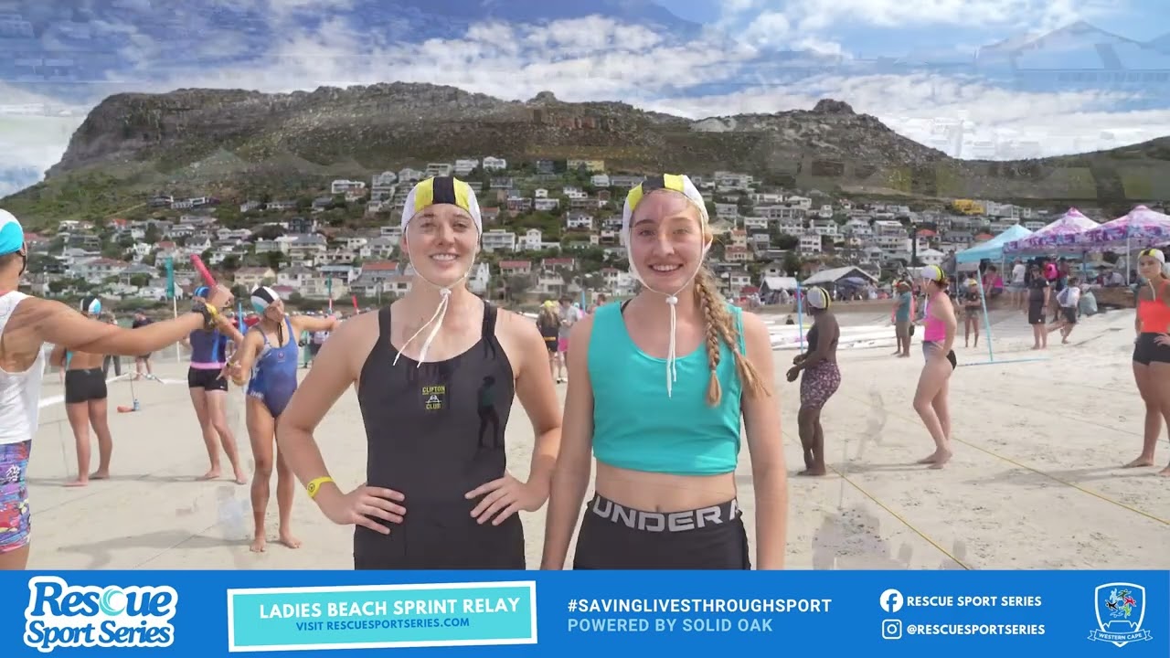 Ladies Beach Relay | Lifesaving Sport | Fish Hoek | Cape Town | Rescue Sport Series