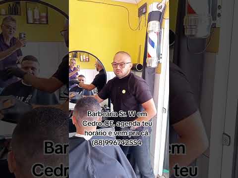 Barbearia Sr. W em Cedro-CE, agenda teu horário e vem pra cá.