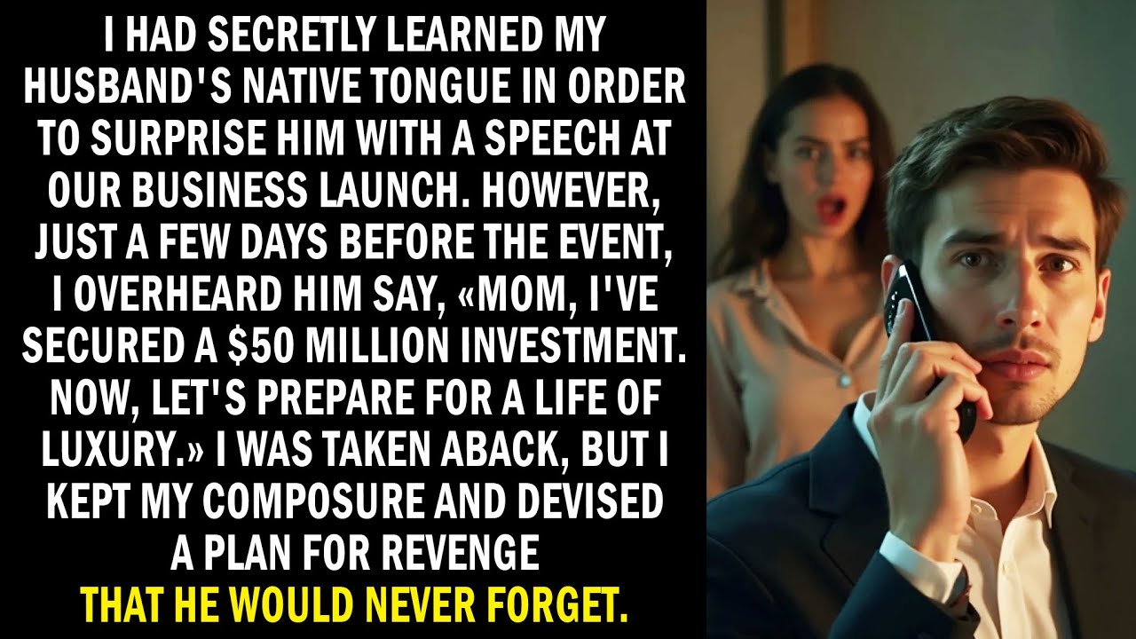 I made a surprise for the opening ceremony. But I heard him say, "Mom, be ready to get $50M..."