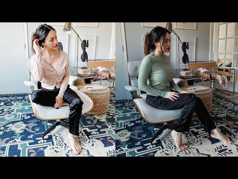 Intimissimi Lounge Haul: How to style black satin trousers