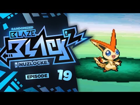 A WILD VICTINI?!? | Pokemon Blaze Black Randomizer Nuzlocke Episode 19 | Trxo_