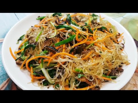 MIẾN XÀO CHAY - Bí quyết làm MIẾN XÀO KHÔNG DÍNH CHÙM ăn mềm mà KHÔNG NGÁN