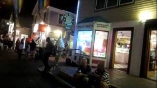 Walking Tour of Provincetown Massachusetts at night