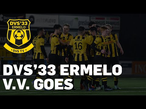 DVS'33 ERMELO WINT EENVOUDIG VAN GOES | DVS'33 ERMELO - V.V. GOES | Derde Divisie | Samenvatting